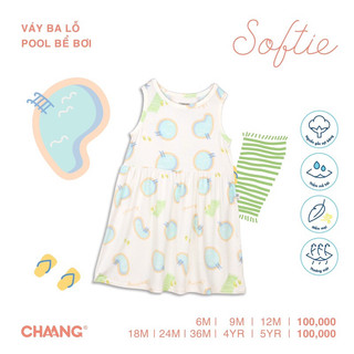 [ CHAANG POOL ] Váy cotton bé gái SS23