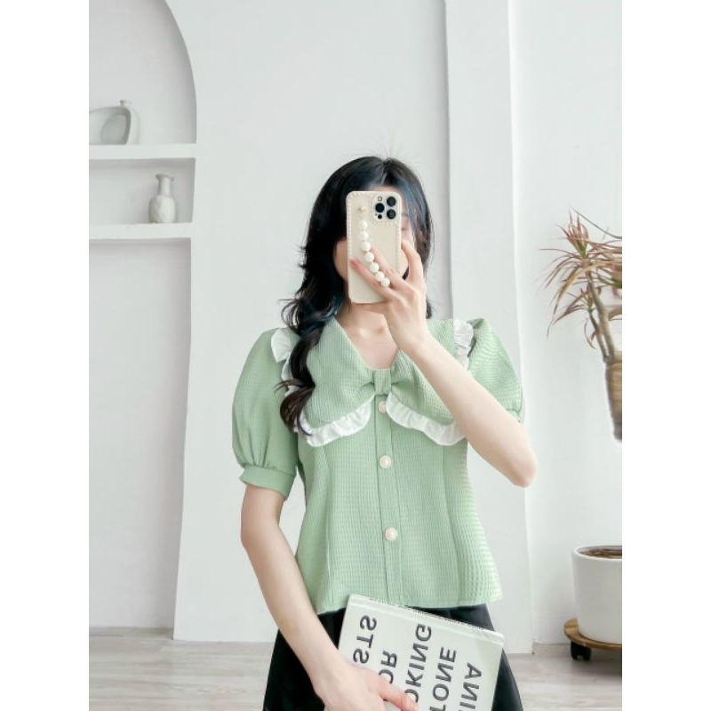 Siêu Phẩm Áo Đũi Gân Cổ Cách Điệu
