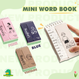 Sổ từ vựng a7 word book tacotaco 4 màu bìa xinh xắn