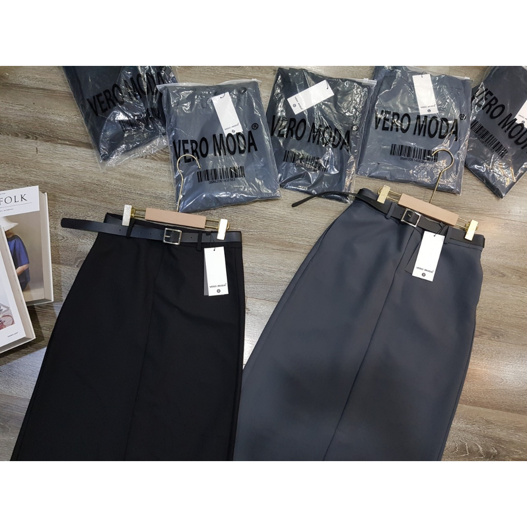 CV2302 Chân váy dài Vera moda kèm thắt lưng