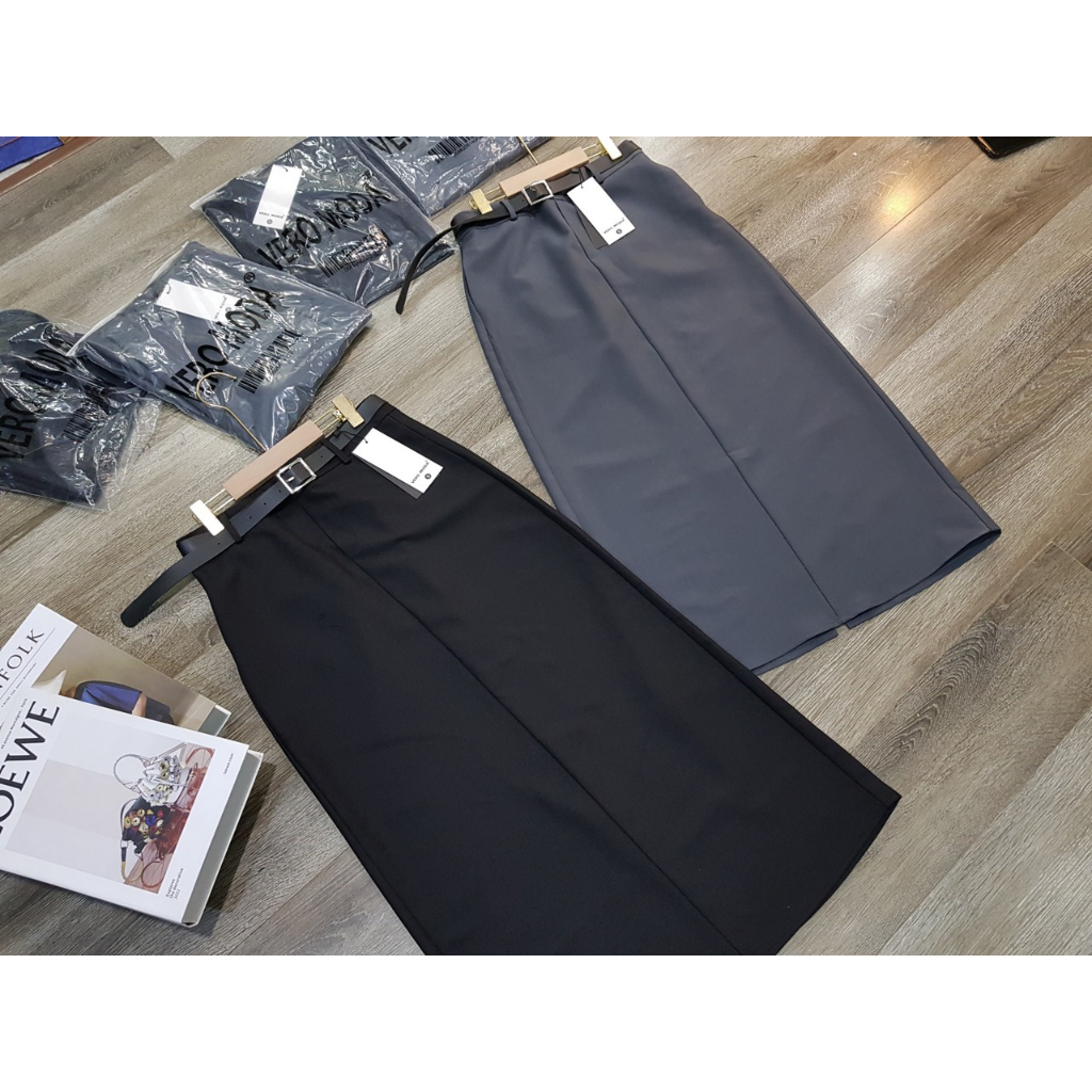 CV2302 Chân váy dài Vera moda kèm thắt lưng