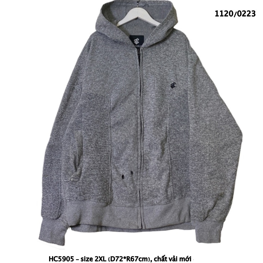 Áo Hoodie, áo sweater Oversize nữ, nam 2hand, chất dày, size lớn, form rộng, tay bồng  - 2611-1