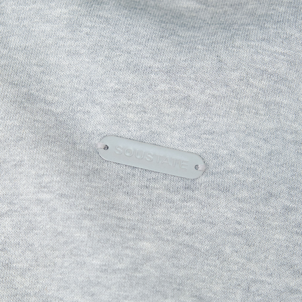 ÁO HOODIE FULL ZIP SOUSTATE "SKETCH PLAN" (XÁM - BOXY) | BigBuy360 - bigbuy360.vn