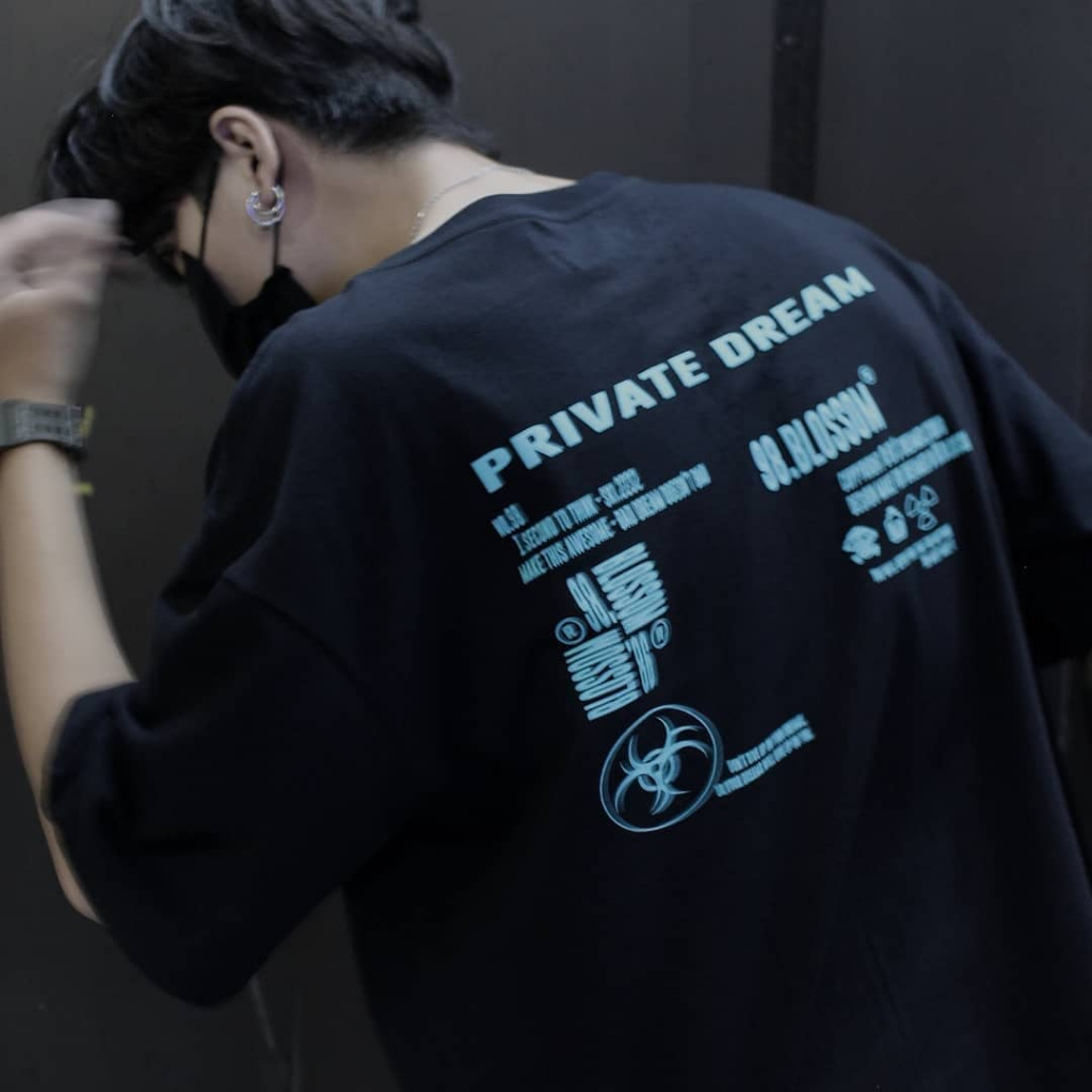 Áo Thun Unisex 98.Blossom PRIVATE DREAM 100% Cotton - Local Brand