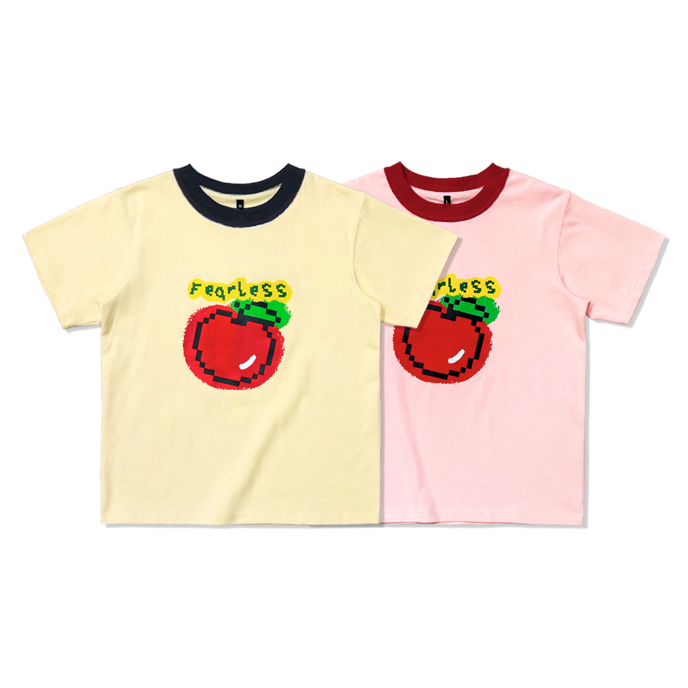 Áo thun baby tee FEARLESS apple