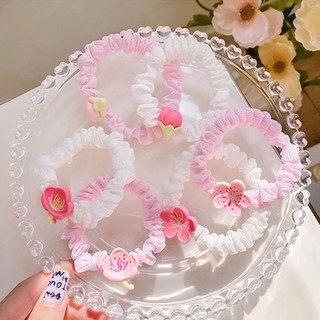 Set 2 cột tóc voan hoa tulip/ hoa sen/ hoa mai