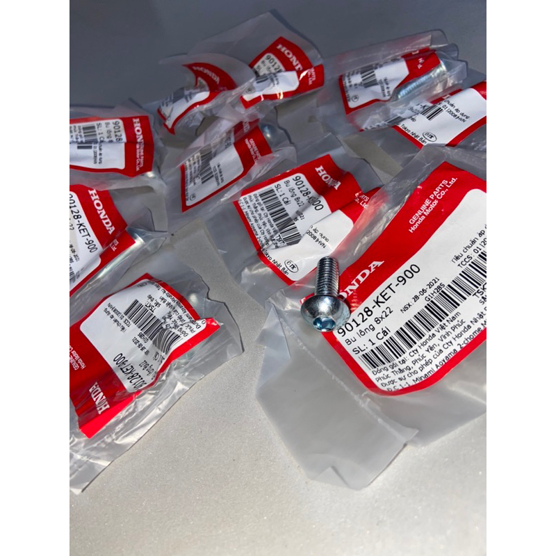 Ốc Lục Giác Bát Nhôm Gác Chân Sau  Xe Honda AB Air Blade 110 2007-  2012 / Winner V1 V2 V3 Chính hãng Honda