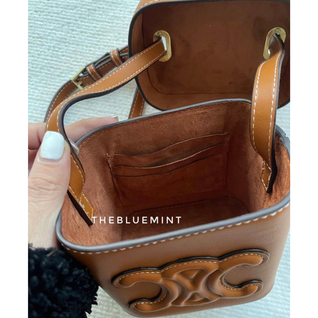 Túi đeo vai thời trang nữ vuông nâu