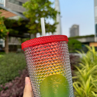 [Chính hãng] Ly Starbucks Studded Rainbow Valentine 710ml