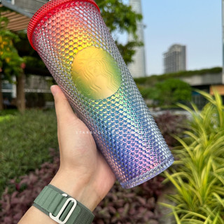 [Chính hãng] Ly Starbucks Studded Rainbow Valentine 710ml