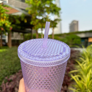 [Chính hãng] Ly Starbucks Studded Glitter Purple 710ml