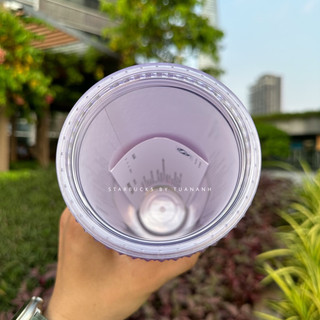 [Chính hãng] Ly Starbucks Studded Glitter Purple 710ml