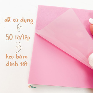 Giấy Note Copy Trong Suốt Nhà Cam