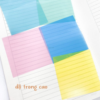 Giấy Note Copy Trong Suốt Nhà Cam