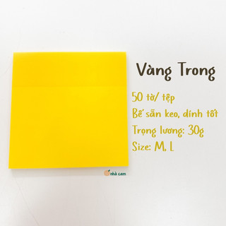 Giấy Note Copy Trong Suốt Nhà Cam