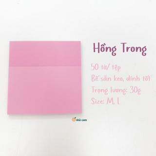 Giấy Note Copy Trong Suốt Nhà Cam