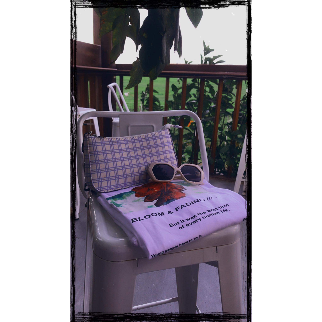 Áo Thun Unisex 98.Blossom PEONY WHITE TEE 100% Cotton - Local Brand