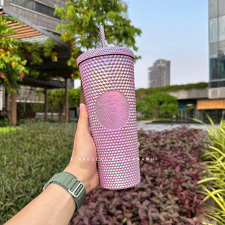Ly Starbucks Studded Purple Grape Pearl 710ml