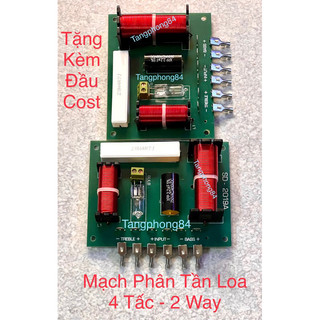 Mạch phân tần loa 4 tấc cao cấp - 2 way - giá 1 cặp 295k