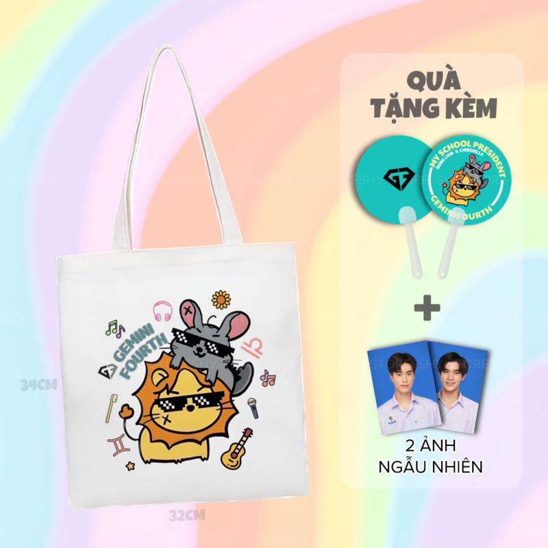 TÚI TOTE GEMINIFOURTH SIÊU CUTE