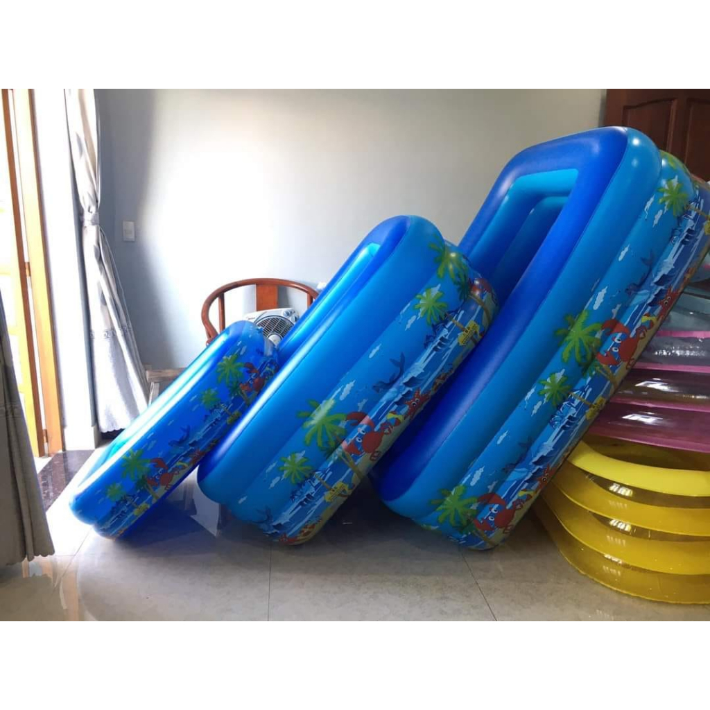 Bể bơi, phao bể bơi cho bé 1M15 tặng kèm bóng
