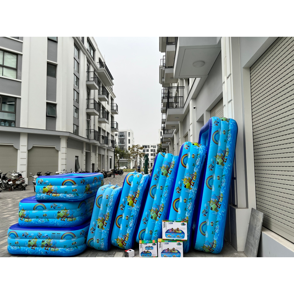 Bể bơi, phao bể bơi cho bé 1M15 tặng kèm bóng