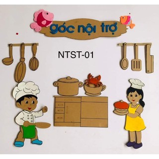 Hình góc Steam Mầm non - Góc nội trợ
