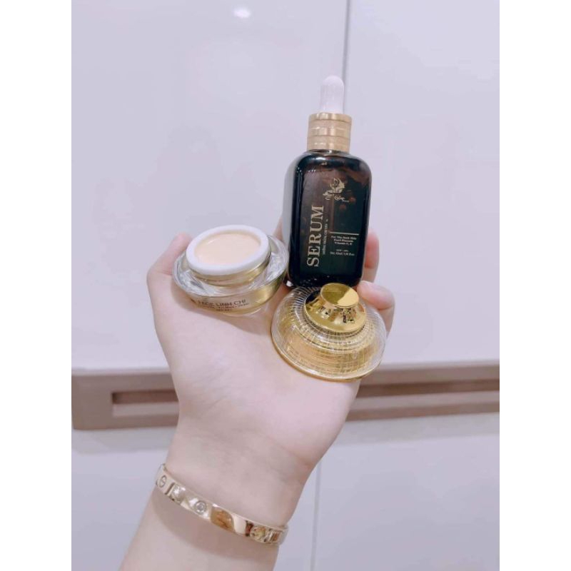 Face và Serum Linh chi full size chính hãng