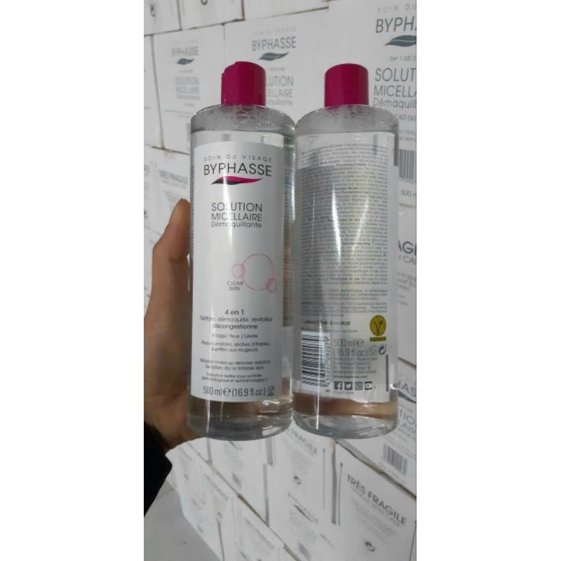 Tẩy trang Byphasse Micellar Makeup Remover 500ml