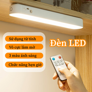 Đèn LED Cảm Ứng Chạm 26cm  Sạc tích điện 4000mA Chống Cận dán tường bàn học trang điểm tủ sách phòng ngủ cầu thang
