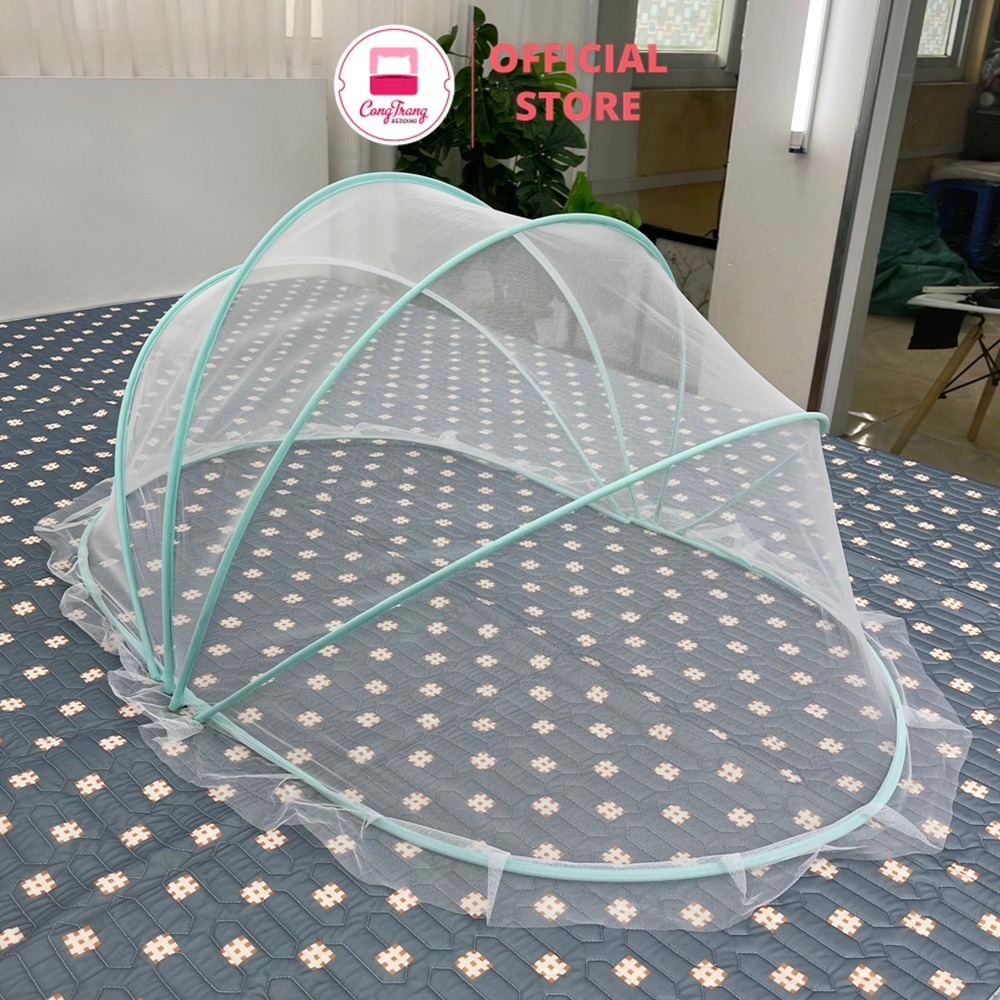 Màn mùng chụp tự bung cho bé gấp gọn thông minh - sơ sinh, bé lớn, bé nhỏ, trẻ em chống muỗi tuyệt đối