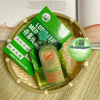 Dầu gió lá sen xanh lutus leaf medicated oil singapore