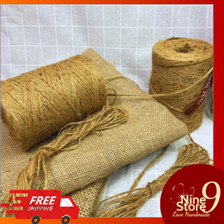 Dây cối làm đồ thủ công, handmade 2mm, dây bố trang trí, dây thừng gai _Nine Store