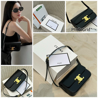Túi xách cl dáng ngang sz20 fullbox da xước lì