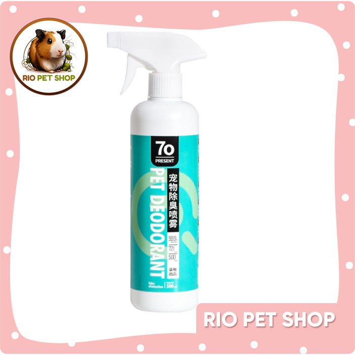 Xịt khử mùi vệ sinh khử mùi trong 24h cho Chó, Mèo, Chuột lang (bọ ú), Thỏ cảnh, Sóc, Nhím khử trùng 99%-500ml