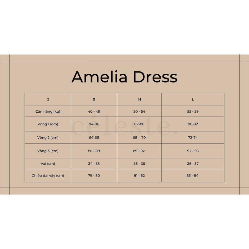 CÉLESTE - Váy Nơ Amelia Dress