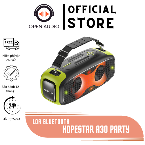Loa Bluetooth Hopestar A30 Party , Công Suất 70W, Pin 8800mAh, Hàng Chính Hãng Chống Nước IPX5, Bảo hành 12 Tháng