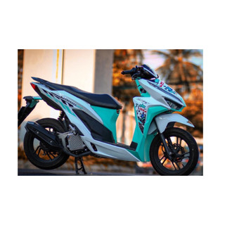 Tem vario racing boy xanh trắng