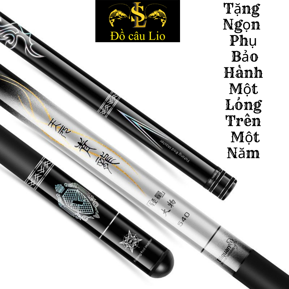 Cần câu đài, cần câu tay Đạt Nhĩ Ba 15H tải tĩnh 6,5 kg tặng kèm ngọn phụ chính hãng bản săn hàng cao cấp