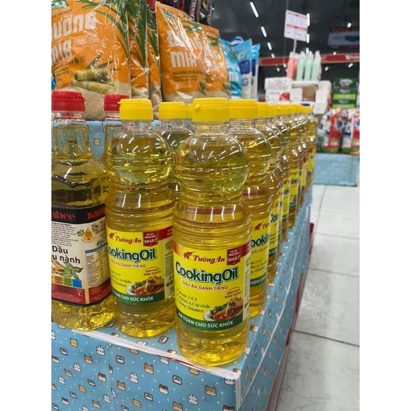 Dầu ăn  đậu nành Tường An 1L,Tường An cooking oil 1L