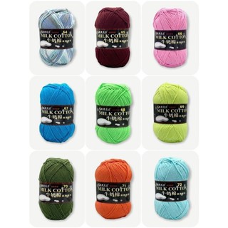 len milk cotton 125gr