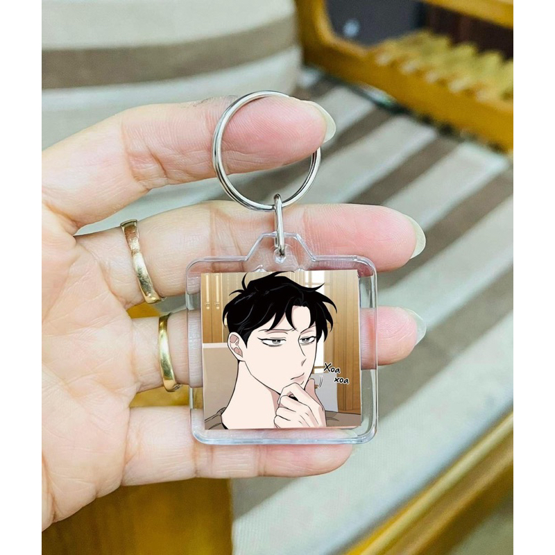 Móc khoá Roses and champagne bl hoa hồng và rượu vang / móc khoá hình hoahoongf và rựou vang