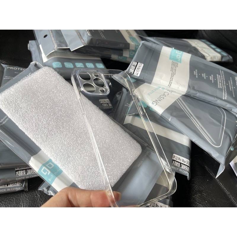 Ốp dẻo iPhone 13 Pro Max / 13 Pro / 13 / 12 Pro Max / 12 Pro / 12 hãng gor cao cấp - Bảo vệ FULL màn hình và camera sau