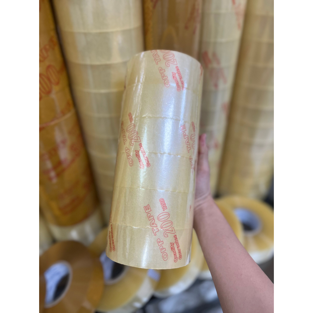 Băng keo 200yard -1,8kg trong hoặc đục