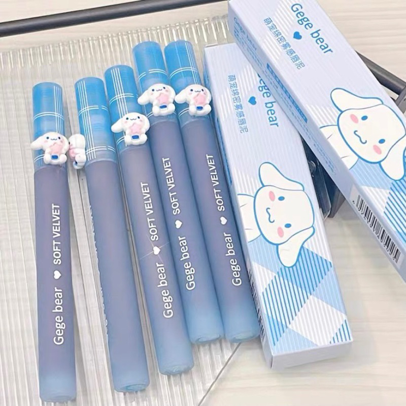Son Kem Lì CÚn Xanh GEGE BEAR  Nhung Lì Bền Màu Lâu Trôi