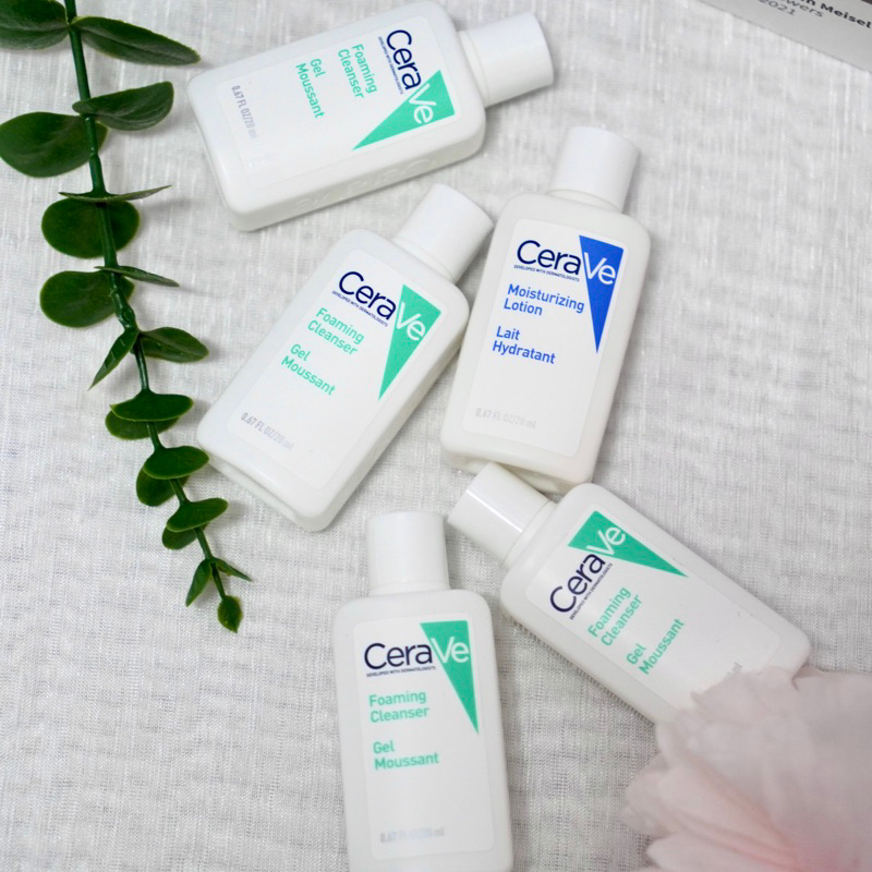 Sữa rửa mặt cerave foaming facial cleanser da dầu da khô