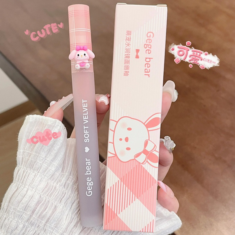 Son Kem Bóng Thỏ Hồng GEGE BEAR Mướt Môi Căng Mọng Lâu Trôi CHÍNH HÃNG