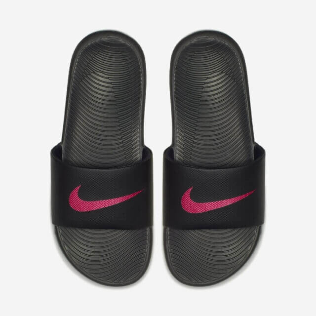 Dép Quai Ngang Thể Thao Kawa Black Swoosh Pink 834588 060