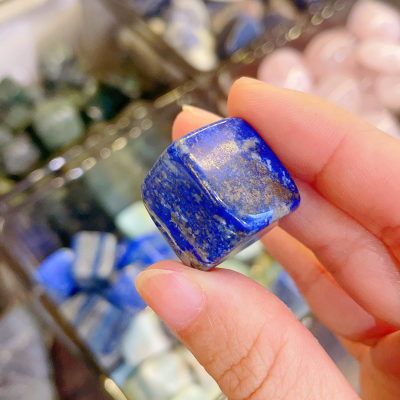 Viên đá dạng vuông đá Lưu Ly, Cube đá Lapis Lazuli, Đá Năng Lượng, Đá Healing