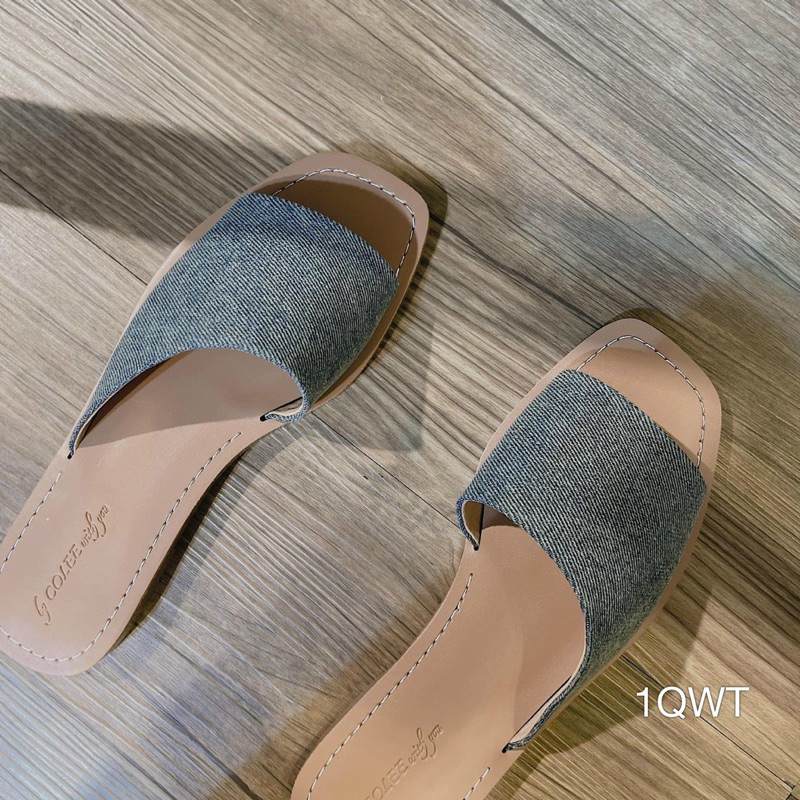 Dép Bệt Quai Jean Xéo Siêu Xinh Êm Đẹp